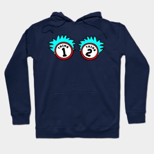 Thing 1 and Thing 2 Hoodie